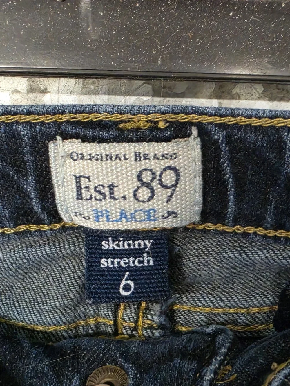 Children's Place Skinny Stretch Denim Jeans Girls 6